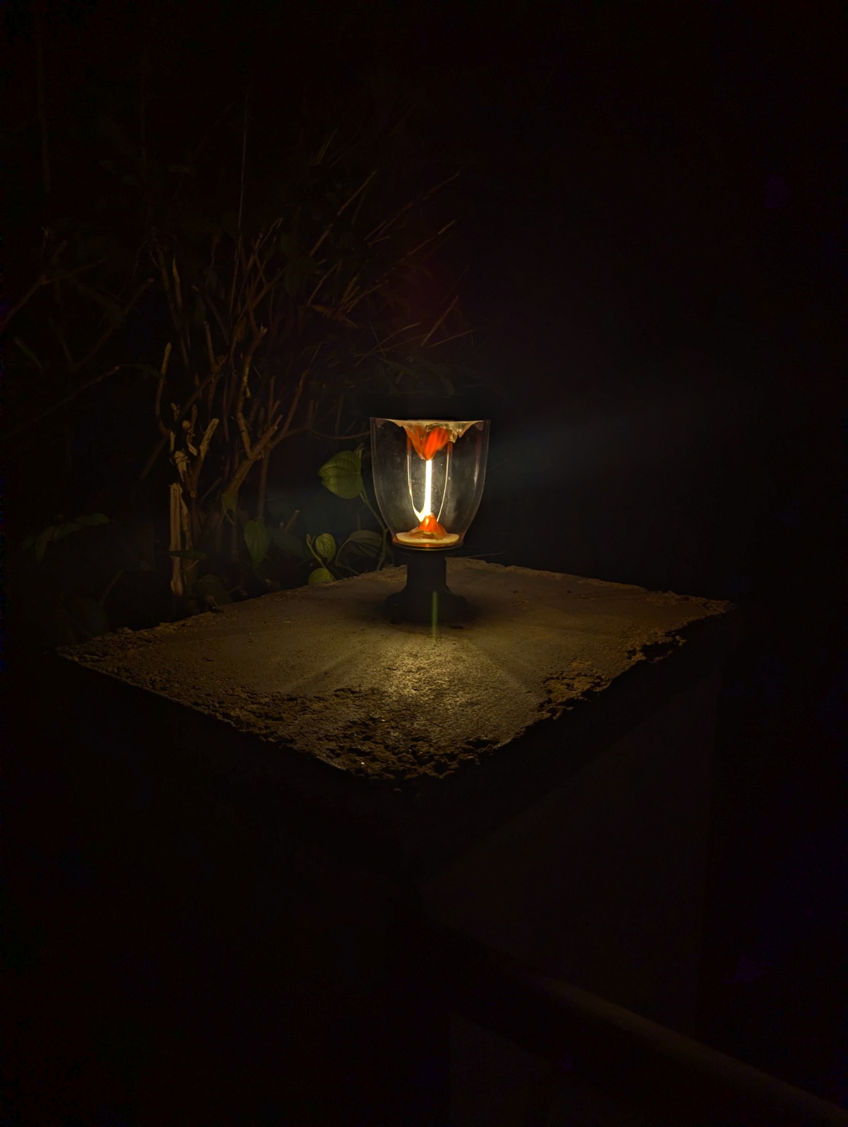 Tapetum Gate Light Volcano Series — real installation photo
